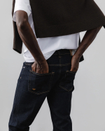 BRYCE MID STRAIGHT STRONG BLUE ~ MUD JEANS