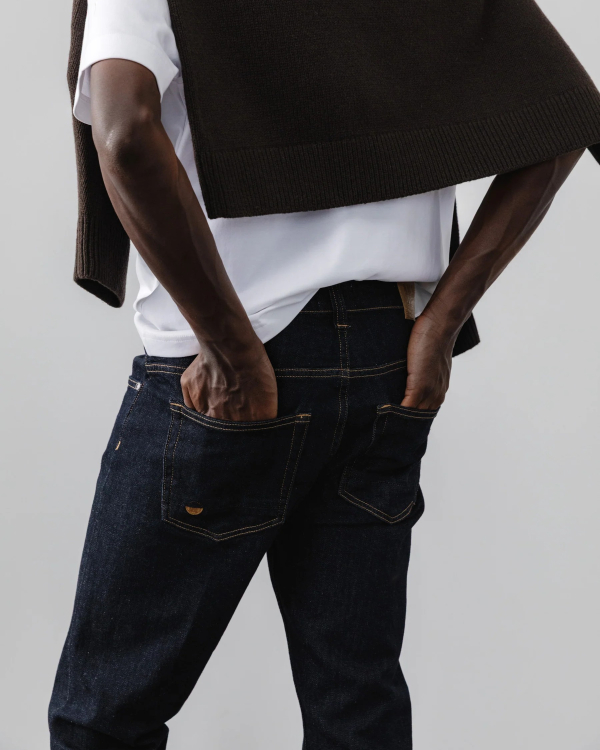 BRYCE MID STRAIGHT STRONG BLUE ~ MUD JEANS