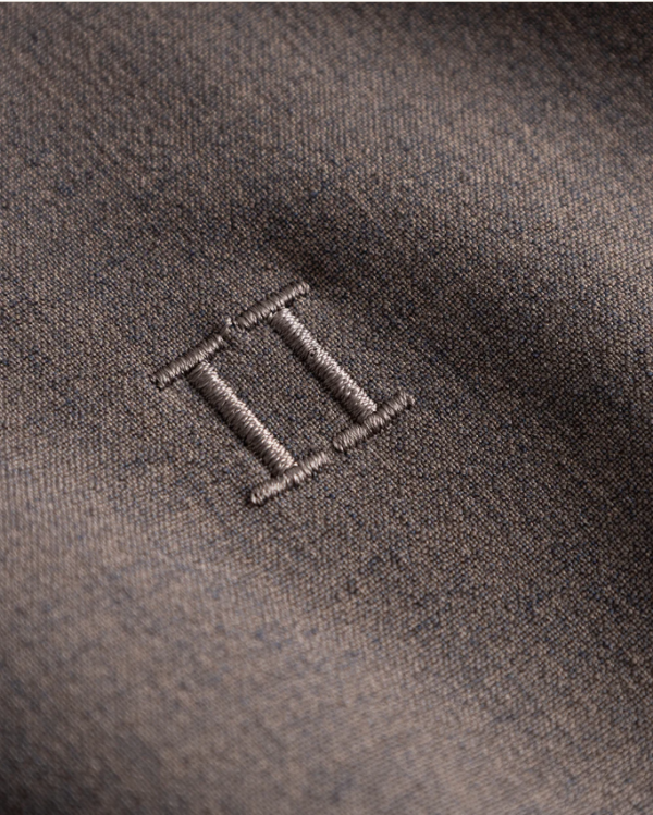 BOMBER COMO REG LIGHT TWILL BROWN GREY - LES 