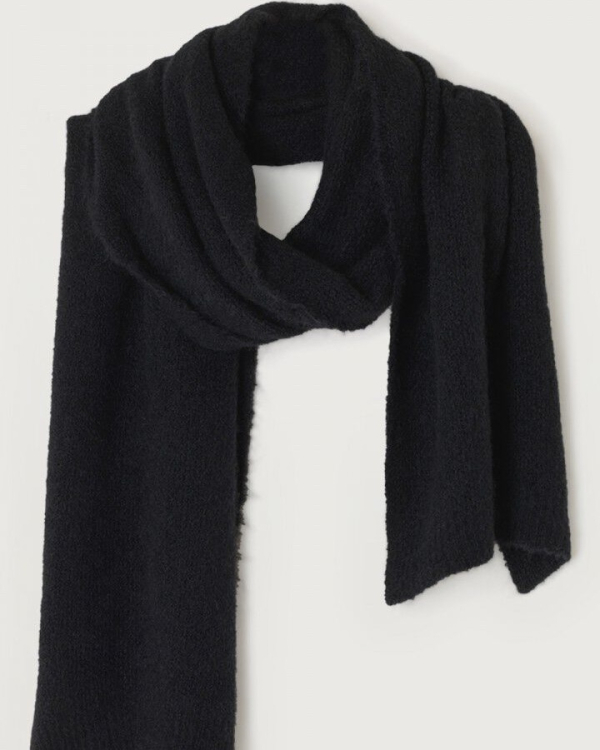 ECHARPE EAST20A NOIRE - AMERICAN VINTAGE
