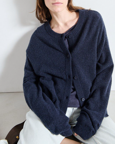 GILET DAM19E NAVY BLUE ~ AMERICAN VINTAGE