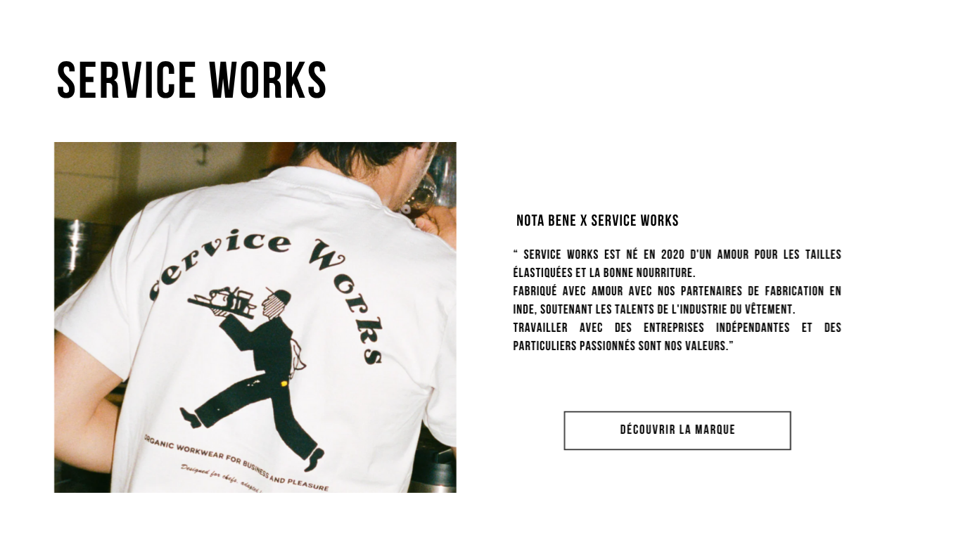 Site web d'entreprise dans un style simple et