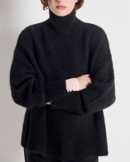 PULL NIB18B NOIR ~ AMERICAN VINTAGE