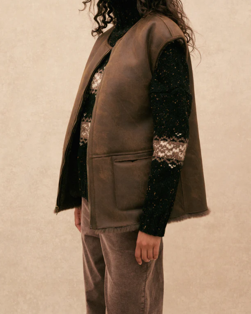 GILET CLEMENTINA BROWNIE ~ HOD