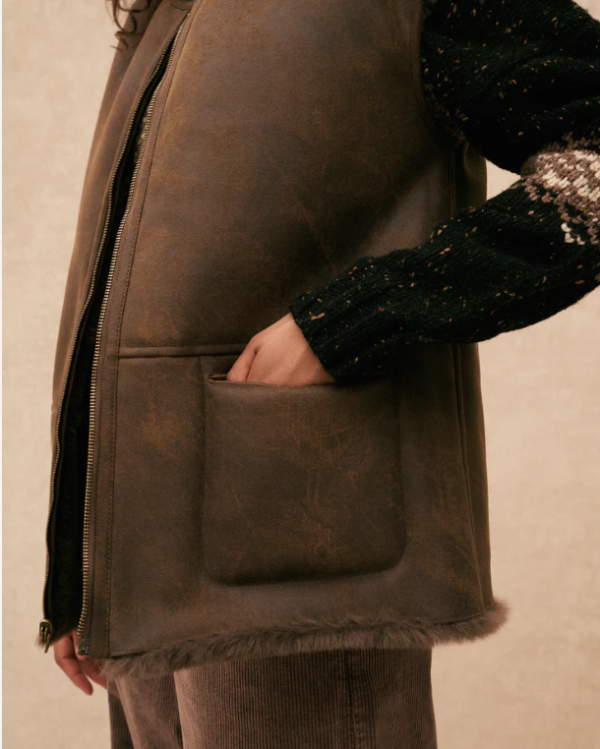 GILET CLEMENTINA BROWNIE ~ HOD