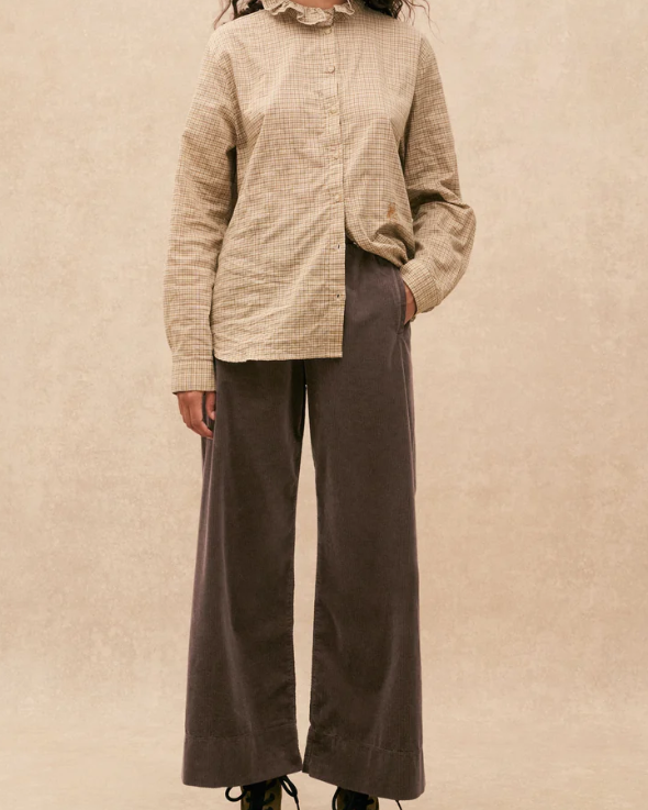 PANTALON JIMMY VELOURS BROWNIE ~ HOD