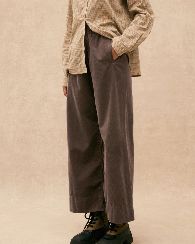 PANTALON JIMMY VELOURS BROWNIE ~ HOD