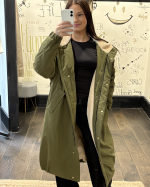 PARKA DASH DARK KAKI ~ COMO NO.1