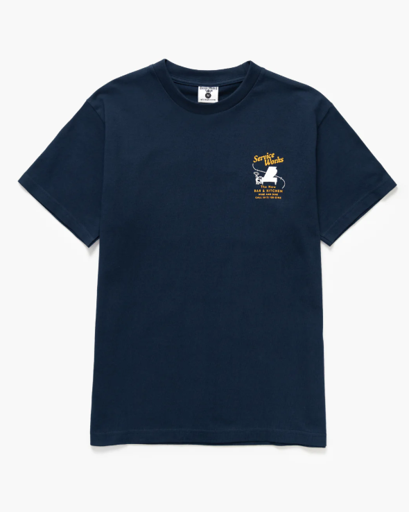 T-SHIRT BAR + KITCHEN NAVY ~ SERVICE WORKS