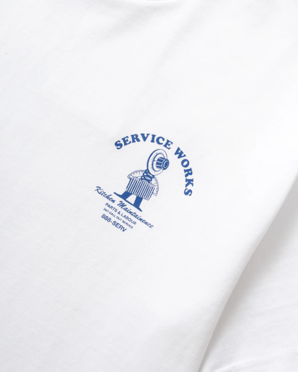 T-SHIRT MAINTENANCE WHITE ~ SERVICE WORKS