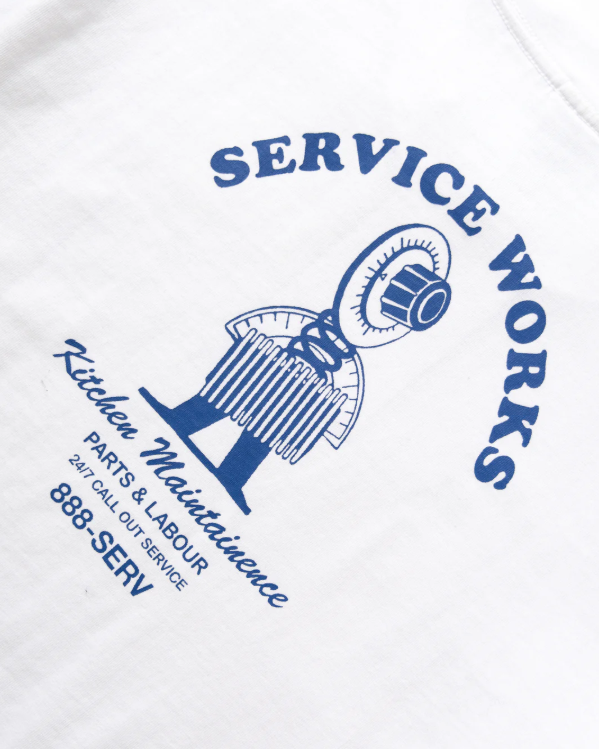 T-SHIRT MAINTENANCE WHITE ~ SERVICE WORKS