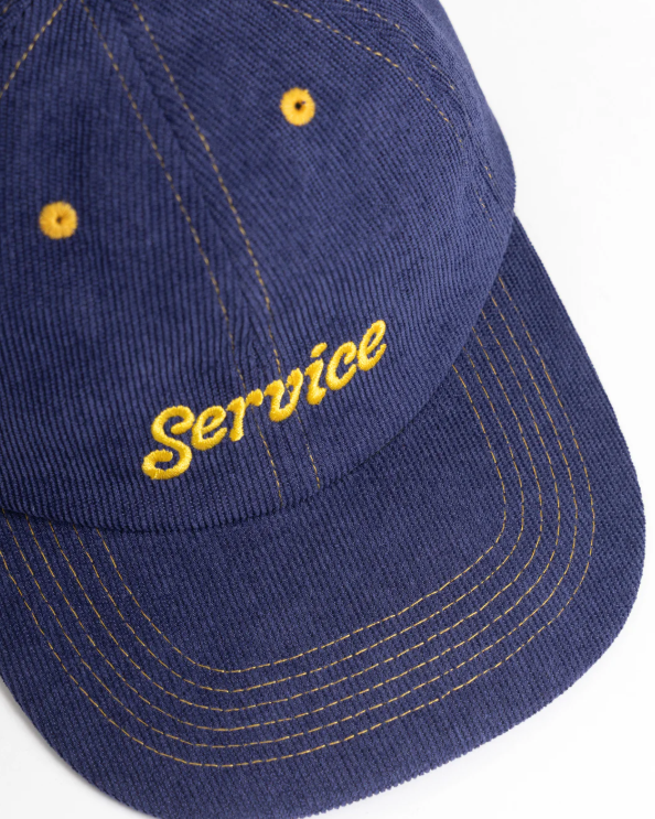 CASQUETTE SERVICE SCRIPT NAVY ~ SERVICE WORKS