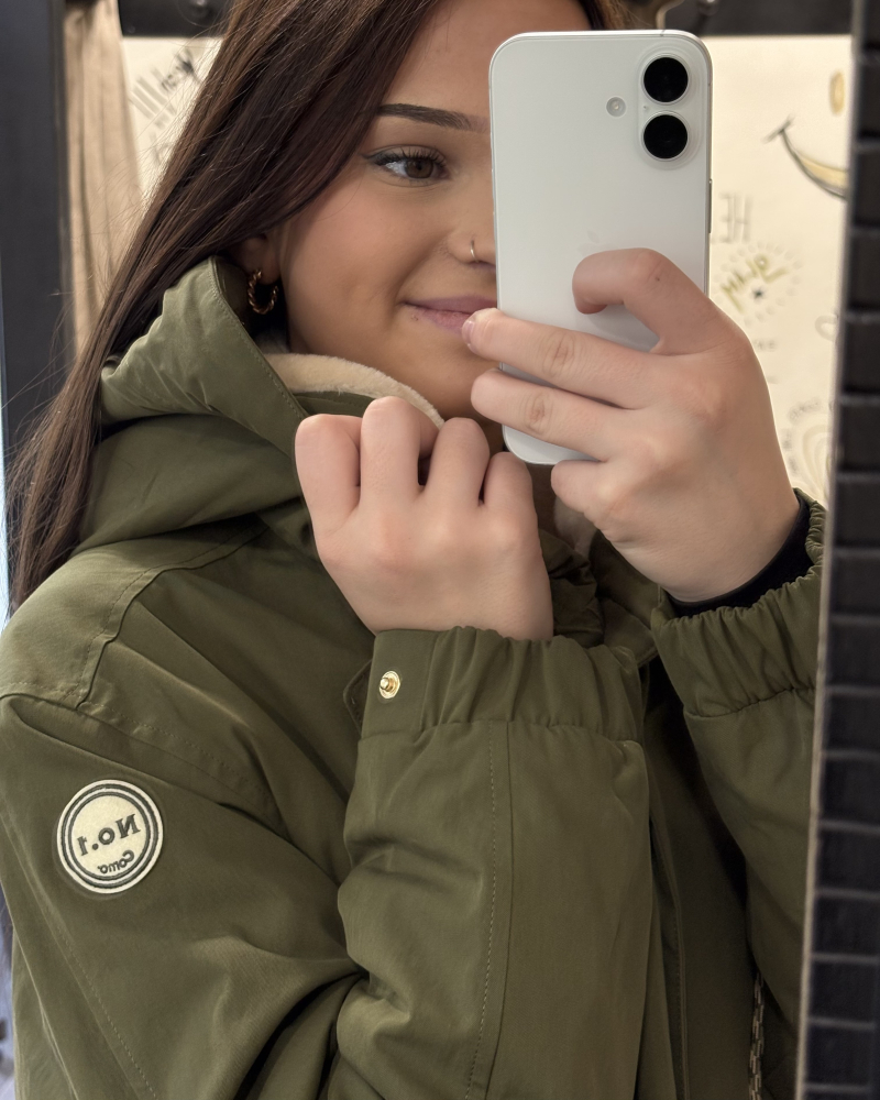 PARKA DASH DARK KAKI ~ COMO NO.1