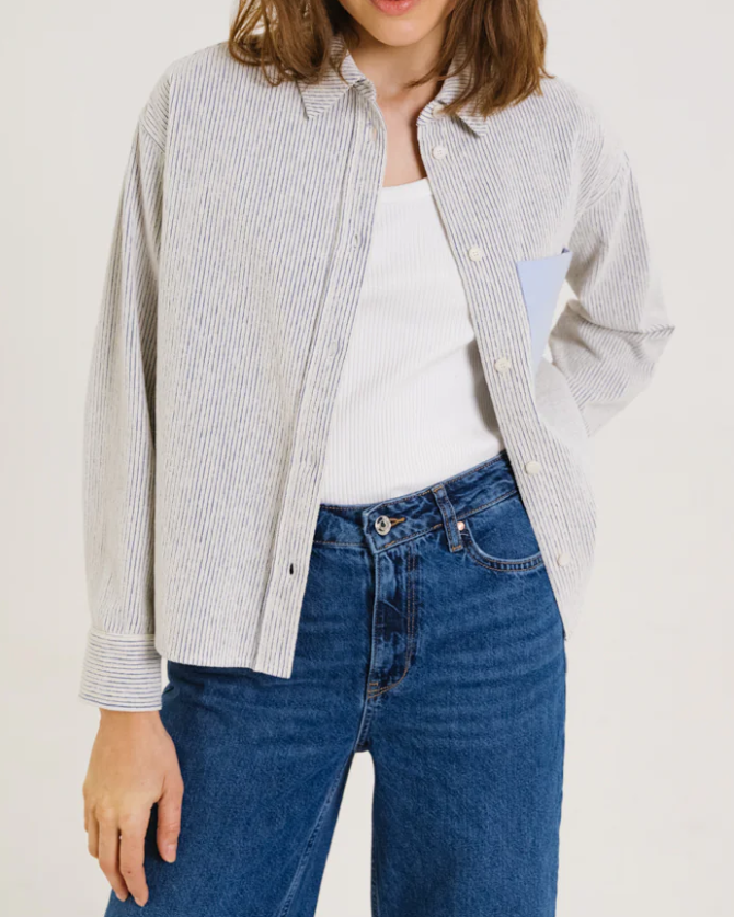 CHEMISE ANDREA/OTTAWA ECRU ~ SACRE COEUR