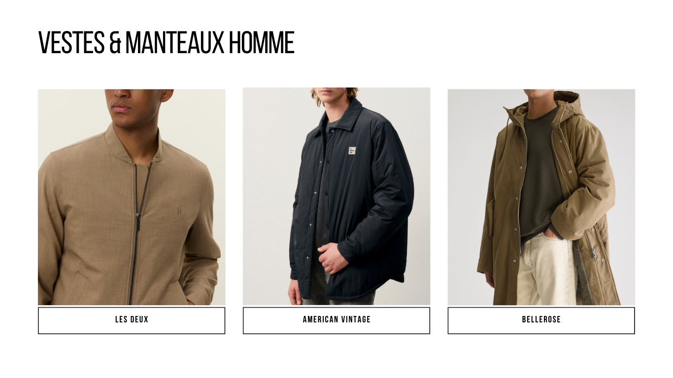 Site web d'entreprise dans un style simple et