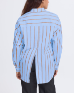 CHEMISE SADIA SH2 BLUE YONDER STRIPE ~ ICHI