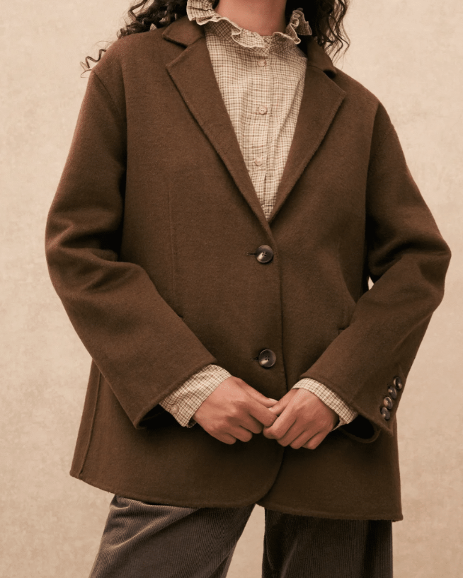 VESTE KARABA WOOL NUT ~ HOD