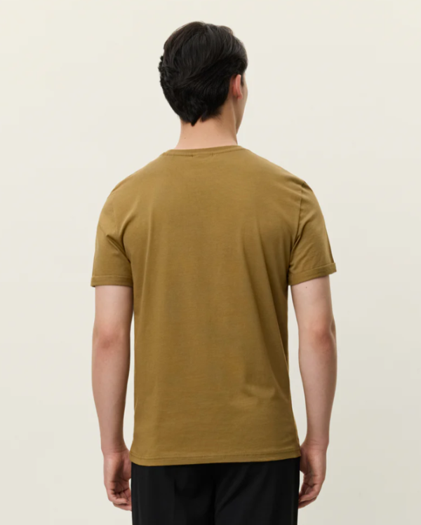 TEE SHIRT NORREGAARD CONTRAST BUTTERNUT  BROW