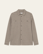 CHEMISE JOHN CHECK DARK SAND - LES DEUX