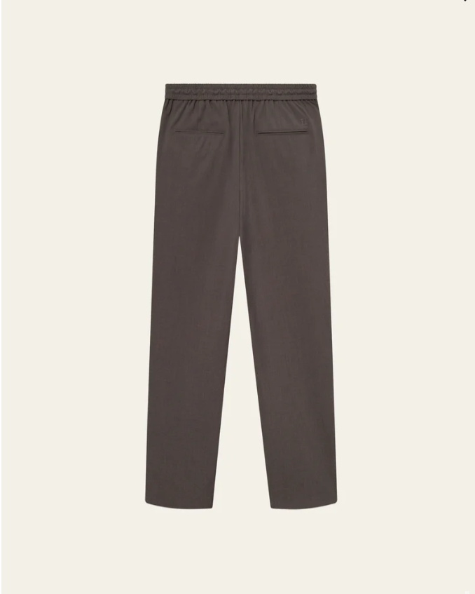 PANT COMO TAPERED LIGHT TWILL BROWN - LES DEU