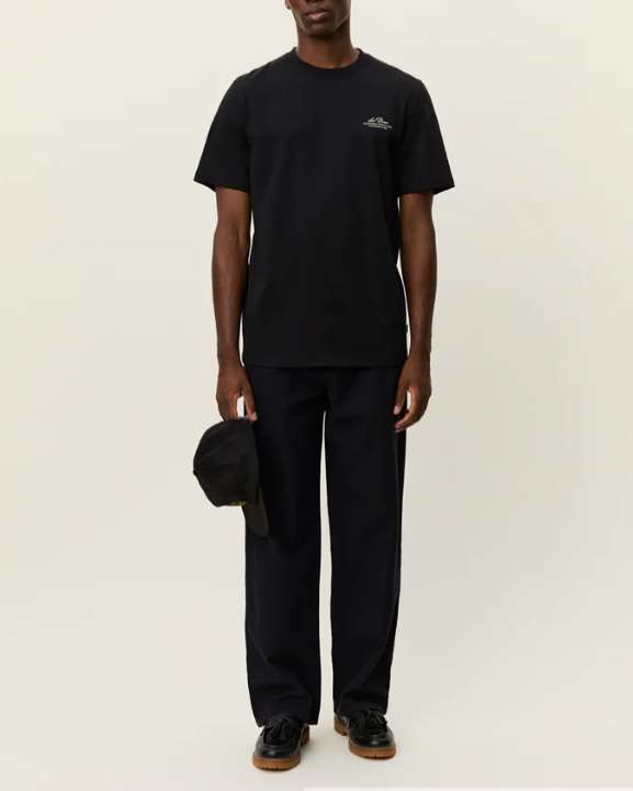 TEE SHIRT BEN GLOBE BLACK - LES DEUX