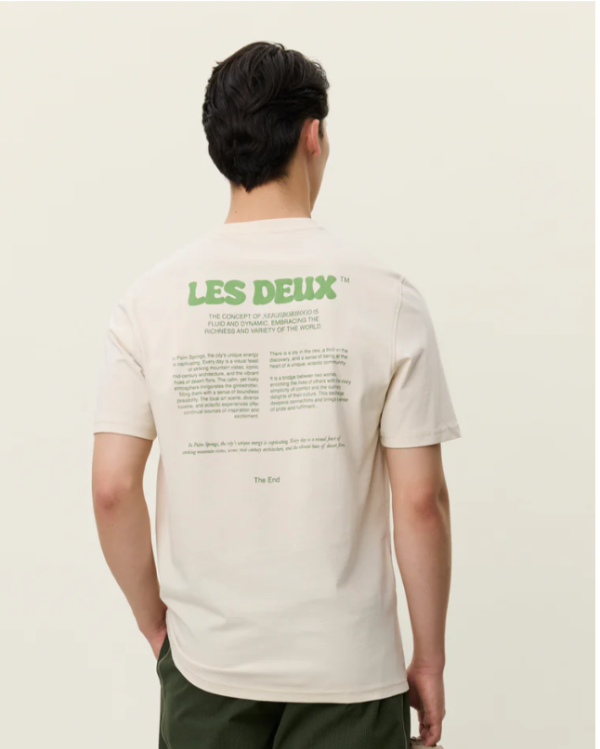 TEE SHIRT BEN DYNAMIC IVORY - LES DEUX