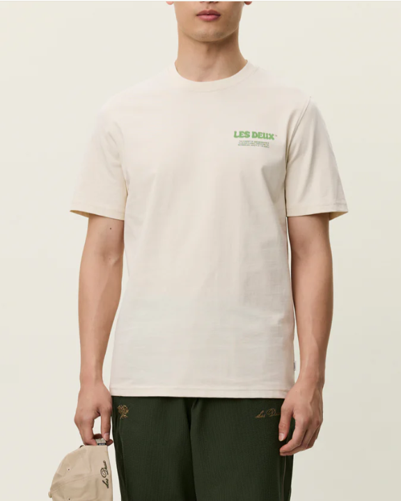 TEE SHIRT BEN DYNAMIC IVORY - LES DEUX