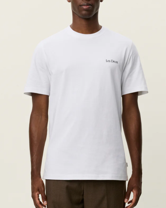 TEE SHIRT BRADY FLOWERMARKET WHITE - LES DEUX