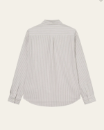 CHEMISE KONRAD STRIPED OXFORD DARK SAND - LES