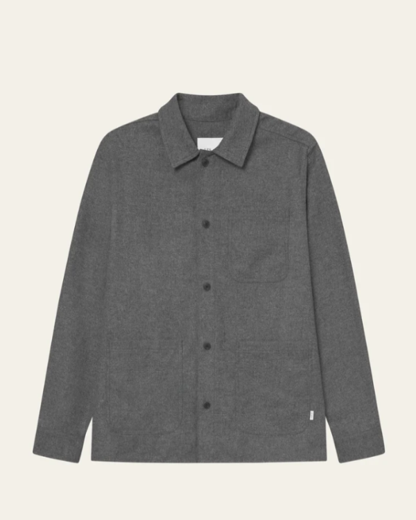 SURCHEMISE LAYTON MOULINE GREY - LES DEUX