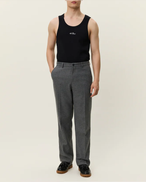 PANT COMO MOULINE SLACKS GREY - LES DEUX