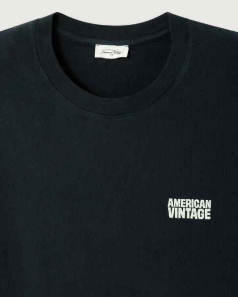 T-SHIRT MYKO02C TENEBRE ~ AMERICAN VINTAGE