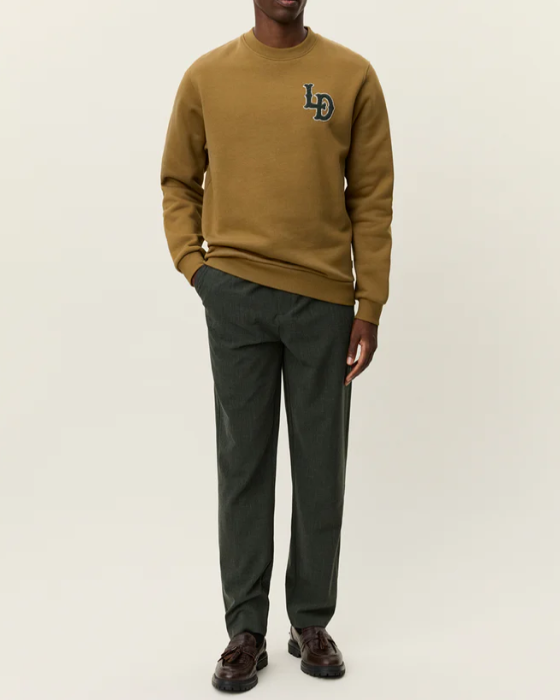 SWEAT BRADY LD PATCH BROWN - LES DEUX