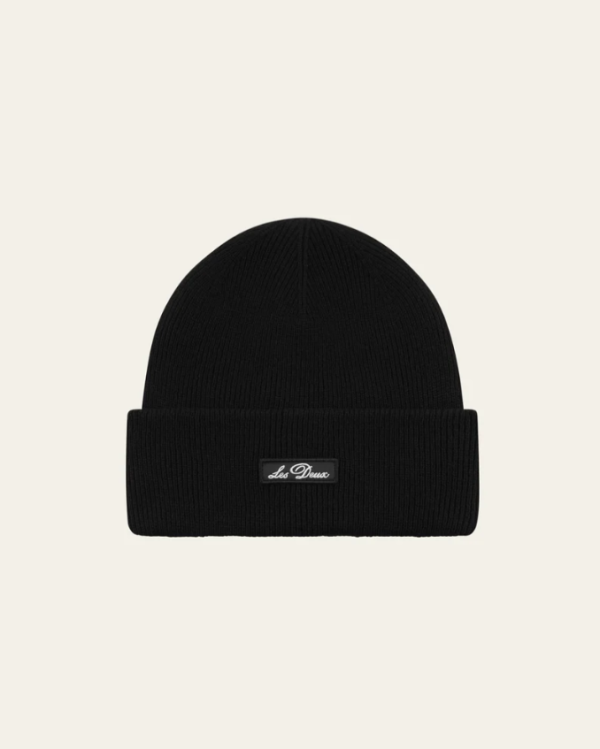 BONNET WAYNE LOGO  BLACK - LES DEUX