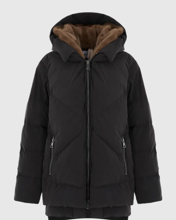 PARKA FROST BLACK ~ BLONDE N°8