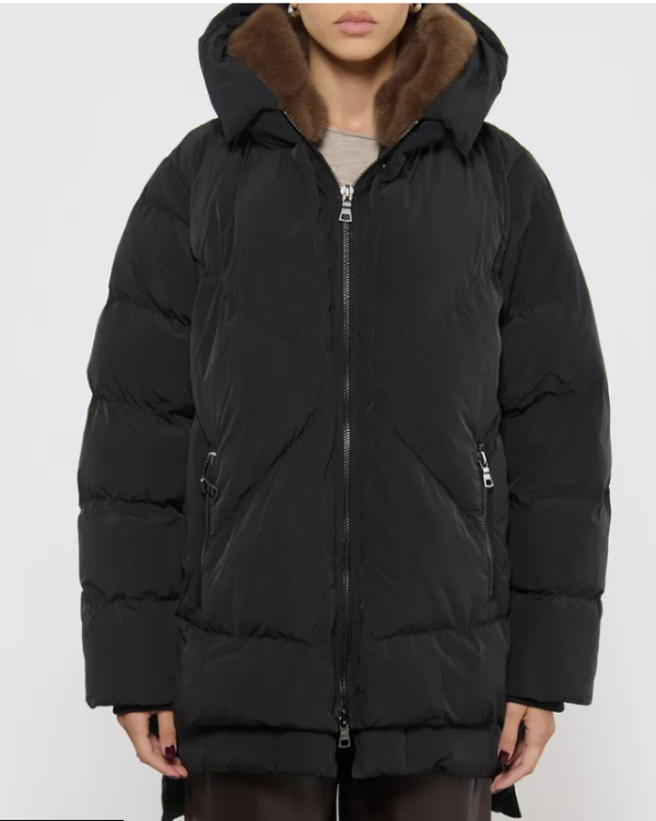 PARKA FROST BLACK ~ BLONDE N°8
