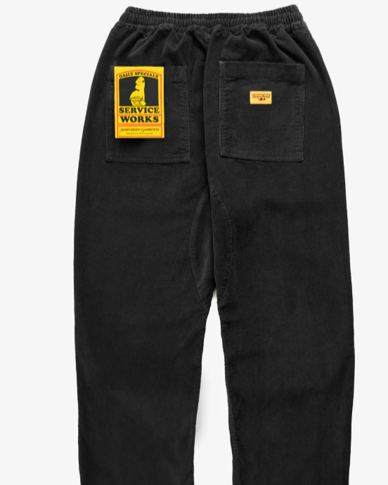 PANT CHEF BLACK - SERVICE WORK