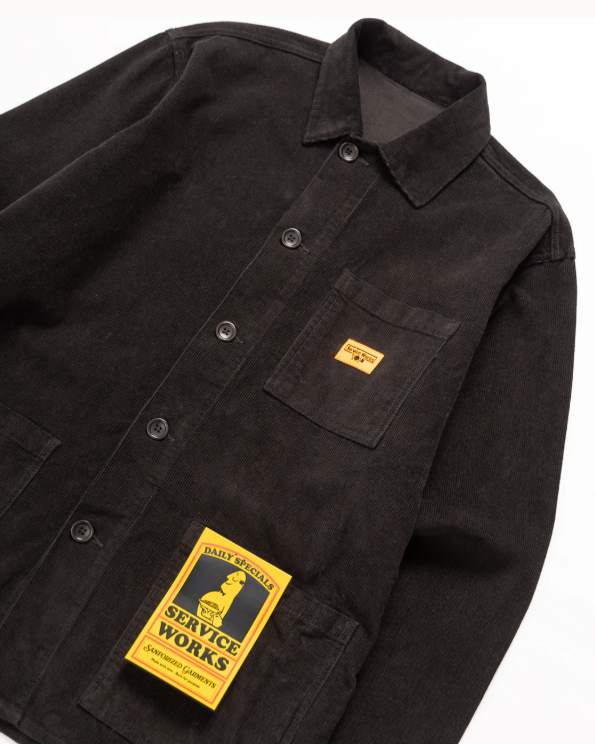 CHEMISE CHORE BLACK ~ SERVICE WORKS