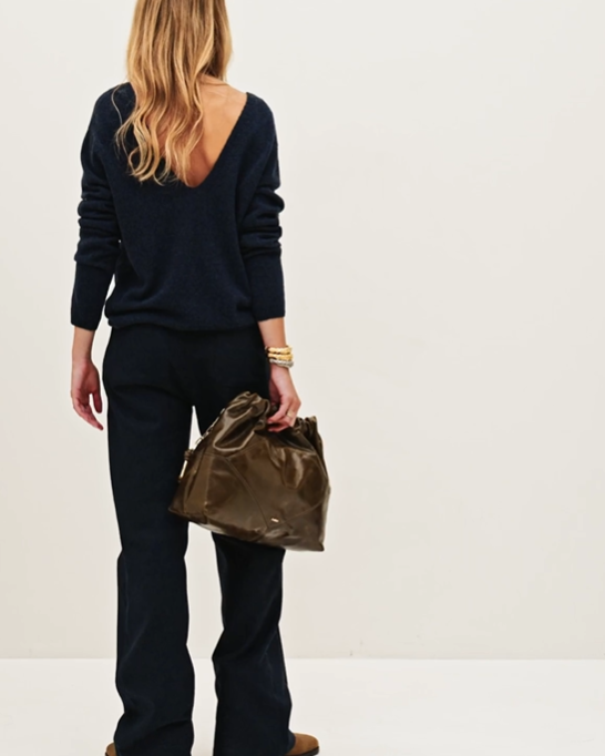 PULL SOLLENE MARINE FONCÉ ~ BASH