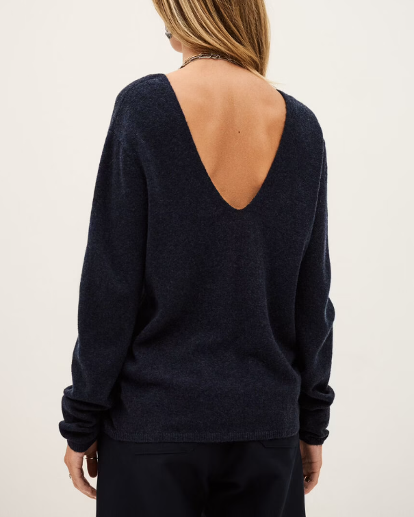 PULL SOLLENE MARINE FONCÉ ~ BASH