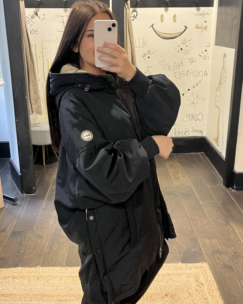 PARKA PORTLAND BLACK ~ COMO NO.1