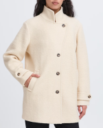 MANTEAU STIPA JA8 ALMOND MILK ~ ICHI