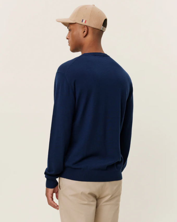 PULL GREYSON MERINO DARK NAVY ~ LES DEUX