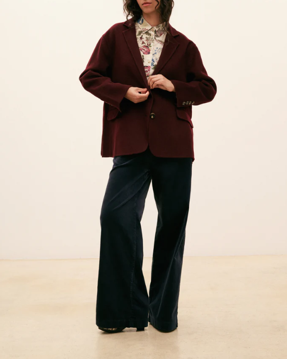 VESTE KARABA WOOL WINE ~ HOD