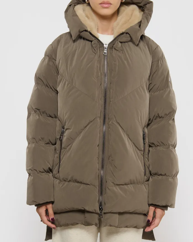 PARKA FROST DARK TAUPE ~ BLONDE N°8