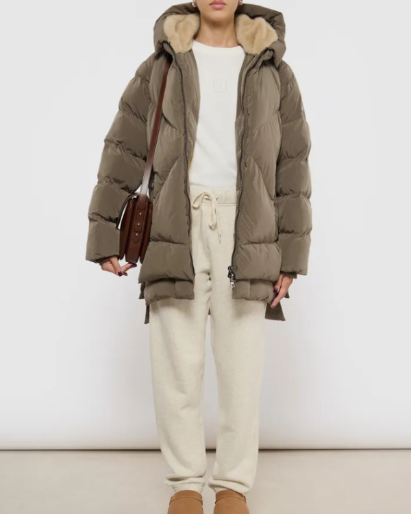 PARKA FROST DARK TAUPE ~ BLONDE N°8