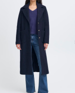 MANTEAU STIPA JA6 DARK NAVY ~ ICHI
