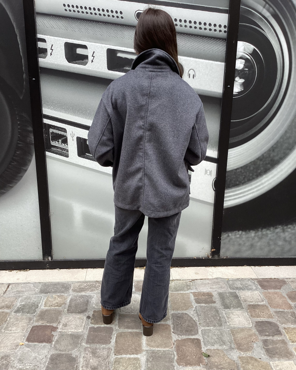 MANTEAU ECLAIRCIE GREY ~ AURAEME