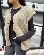 VESTE GLAMOUR BEIGE - LA CABANE  ORSON