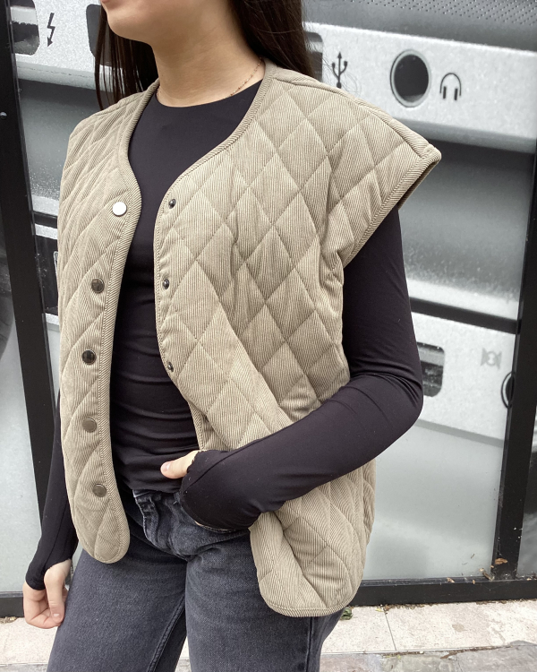 VESTE GLAMOUR BEIGE - LA CABANE  ORSON